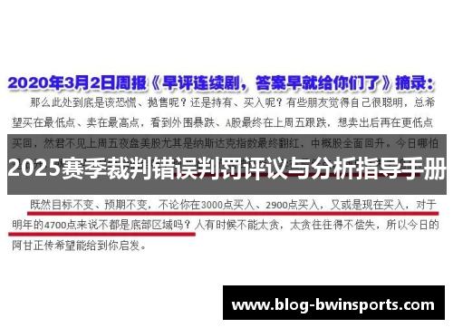 2025赛季裁判错误判罚评议与分析指导手册