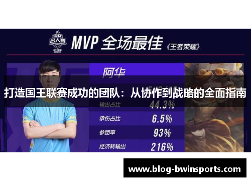 打造国王联赛成功的团队：从协作到战略的全面指南