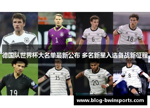德国队世界杯大名单最新公布 多名新星入选备战新征程